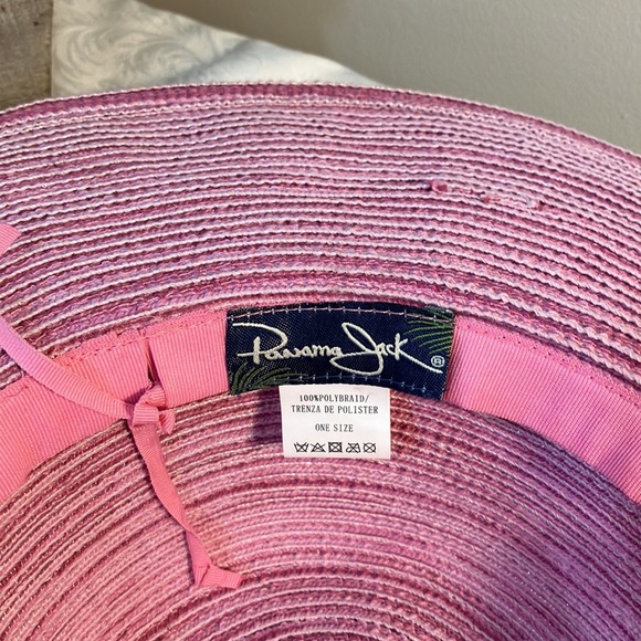 Pink Panama Jack Adjustable Sun Hat - Picture 4 of 8